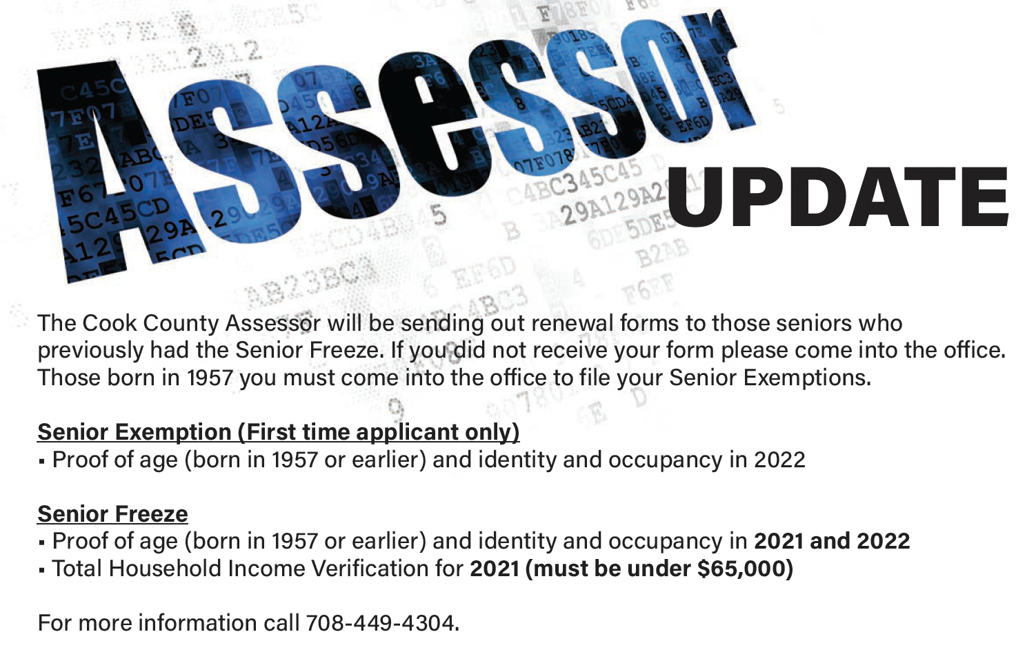 assessor page